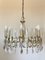 Chandelier in Steel and Crystals by Gaetano Sciolari, Image 2