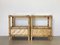 Wicker Bedside Tables in Bamboo in the style of Dal Vera, 1970s, Set of 2, Image 3