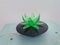 Green Acrylic Water Lily or Lotus Flower Night Light Lamp, Eastern Europe, 1972 4