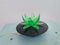 Green Acrylic Water Lily or Lotus Flower Night Light Lamp, Eastern Europe, 1972, Image 4