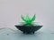 Green Acrylic Water Lily or Lotus Flower Night Light Lamp, Eastern Europe, 1972 2
