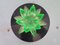 Green Acrylic Water Lily or Lotus Flower Night Light Lamp, Eastern Europe, 1972 6