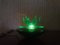 Green Acrylic Water Lily or Lotus Flower Night Light Lamp, Eastern Europe, 1972, Image 7