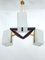 Mid-Century Three Arms Chandelier by Stilnovo, Italy, 1950s, Image 11