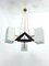 Mid-Century Three Arms Chandelier by Stilnovo, Italy, 1950s, Image 8