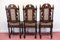 Antique Victorian Carved Oak Dining Chairs, Set of 6 20