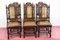 Antique Victorian Carved Oak Dining Chairs, Set of 6 2