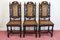 Antike viktorianische Esszimmerstühle aus geschnitzter Eiche, 6 . Set 4