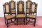 Antique Victorian Carved Oak Dining Chairs, Set of 6 1