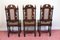 Antique Victorian Carved Oak Dining Chairs, Set of 6 11