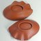 Mid-Century Minimalist Wormser Terra-Sigillata Pottery Dishes, Germany, 1970s, Set of 2 7