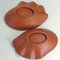 Mid-Century Minimalist Wormser Terra-Sigillata Pottery Dishes, Germany, 1970s, Set of 2, Image 7