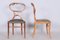 Biedermeier Oak & Walnut Chairs, Vienna, Austria, 1820s, Set of 4 8