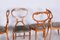 Biedermeier Oak & Walnut Chairs, Vienna, Austria, 1820s, Set of 4 2