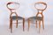 Biedermeier Oak & Walnut Chairs, Vienna, Austria, 1820s, Set of 4, Image 5