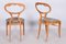 Biedermeier Oak & Walnut Chairs, Vienna, Austria, 1820s, Set of 4, Image 9