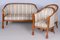 Biedermeier Birch Seating Set, Vienna, Austria, 1830s, Set of 3 8