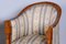 Biedermeier Birch Seating Set, Vienna, Austria, 1830s, Set of 3, Image 10