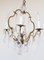 French Brass and Crystals Chandelier, 1930s, Image 4