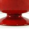 Jarrón italiano de cerámica roja, años 60, Imagen 5