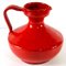 Vaso grande in ceramica smaltata rossa, Italia, anni '60, Immagine 6