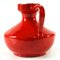 Vaso grande in ceramica smaltata rossa, Italia, anni '60, Immagine 5