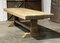 Large French Bleached Oak Farmhouse Dining Table, 1920s, Image 9