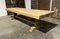 Large French Bleached Oak Farmhouse Dining Table, 1920s, Image 3