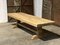 Large French Bleached Oak Farmhouse Dining Table, 1920s 30