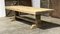 Large French Bleached Oak Farmhouse Dining Table, 1920s, Image 19