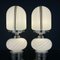 Vintage Swirl Murano Glass Table Lamps, Italy, 1980s, Set of 2 2