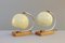 Opaline Glass Bedside Table Lamps, 1940, Set of 2 1