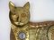 Giovanni Schoeman, Escultura en forma de placa de gato, años 70, bronce y metal mixto, Imagen 2