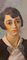 Ritratto di donna, inizio 900, olio su tela, con cornice, Immagine 4