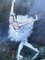 Morris, bailarina de ballet, grande óleo sobre lienzo, enmarcado, Imagen 3