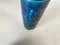 Bicchieri in ceramica blu nello stile di Aldo Londi, Italia, anni '60, set di 4, Immagine 2