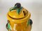 Ocher Earthenware Olive Pot from Vallauris, France, 1970s 5