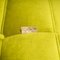 Green Velvet Togo Lounge Chair and Footstool attributed to Michel Ducaroy for Ligne Roset, 1990s, Set of 2, Image 7