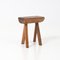 Wooden Stool from Mobichalet, 1950s 7