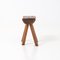 Wooden Stool from Mobichalet, 1950s 8