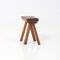 Wooden Stool from Mobichalet, 1950s 9