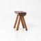 Wooden Stool from Mobichalet, 1950s, Image 9