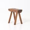 Wooden Stool from Mobichalet, 1950s 3