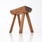 Wooden Stool from Mobichalet, 1950s 2