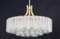 Large Doria Ice Glass Tubes Chandelier, Germany, 1960s 10