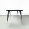 Modern Italian Black Dining Table M attributed to Philippe Starck for Driade Aleph, 1980s 4