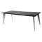 Modern Italian Black Dining Table M attributed to Philippe Starck for Driade Aleph, 1980s, Image 1