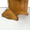 Moderne Italienische Holzstühle mit Dreieckigen Löchern, 1980er, 6 . Set 10