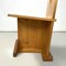 Sedie moderne in legno con fori triangolari, Italia, anni '80, set di 6, Immagine 8