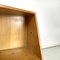 Modern Italian Asymmetric Bookcase with 2 Shelves in Light Wood, 1980s, Image 8